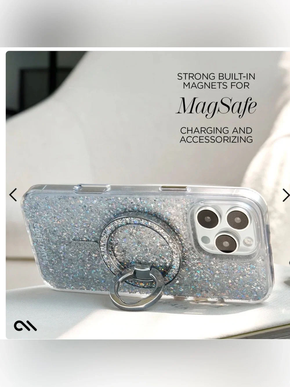 NEW CaseMate Twinkle Disco MagSafe iPhone 16 Pro Case NWT